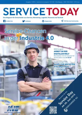 Bild: Service-Chancen in der Industrie 4.0: Experten nehmen Stellung in der Ausgabe 1/2016 der SERVICETODAY