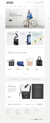 superReal erneuert Markenauftritt mit E-Commerce für BREE Bild: superReal erneuert Markenauftritt mit E-Commerce für BREE