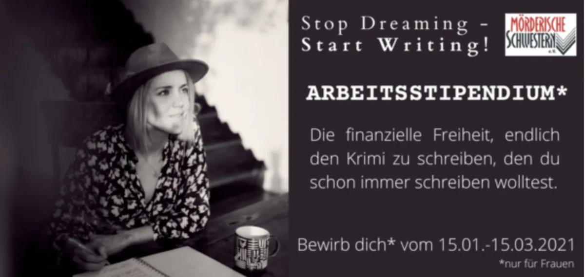Ausschreibung: Krimistipendium
