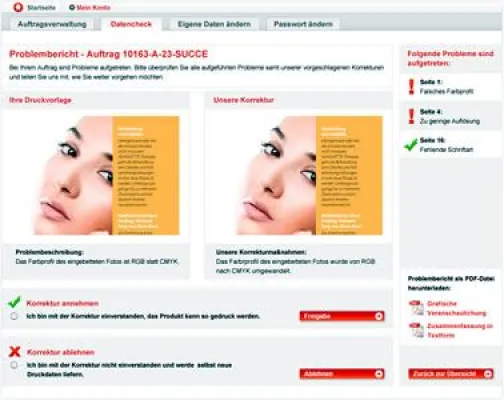 Bild: Datencheck gegen Druckfehler bei Online-Druckerei Flyerpilot