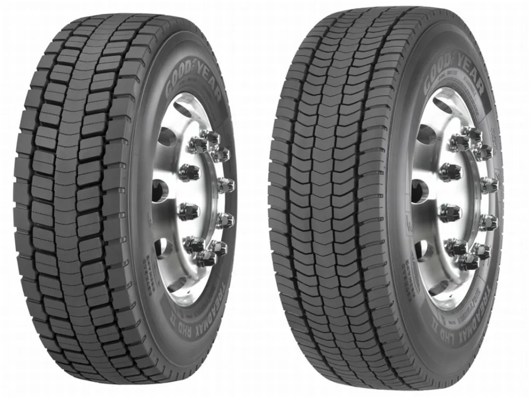 Goodyear Dunlop erweitert die Produktpalette der Premium-Werkserneuerung TreadMax auf Goodyear Max-Technology-Karkassen mit dem TreadMax Marathon LHD II und dem TreadMax Regional RHD II.