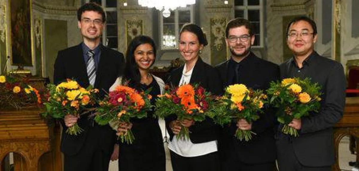 Dr.-Ing. Tobias Wissel (v. l.), Dr. Elinor Tzvi-Minker, Dr. Johanna Schuchard, Dr. Christian Hoffman