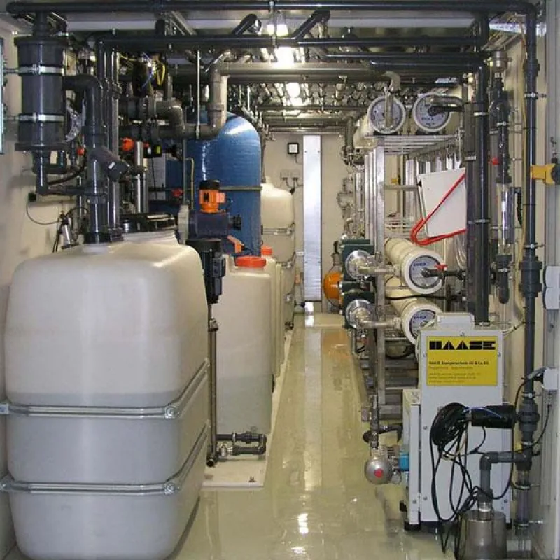 HAASE UO-Containeranlage zur Behandlung von Deponiesickerwasser