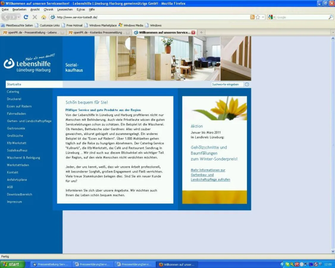 Informationen zu pfiffigem Service und guten Produkte aus der Region jetzt online