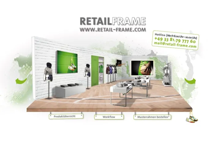 Retail Frame Shop ist online Bild: Retail Frame Shop ist online