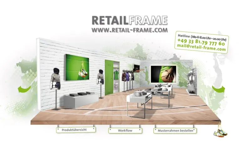 Retail Frame Shop ist online Bild: Retail Frame Shop ist online