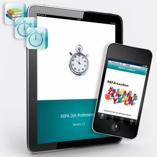 Werkzeuge für die Betriebsorganisation: REFA-Apps Bild: Werkzeuge für die Betriebsorganisation: REFA-Apps