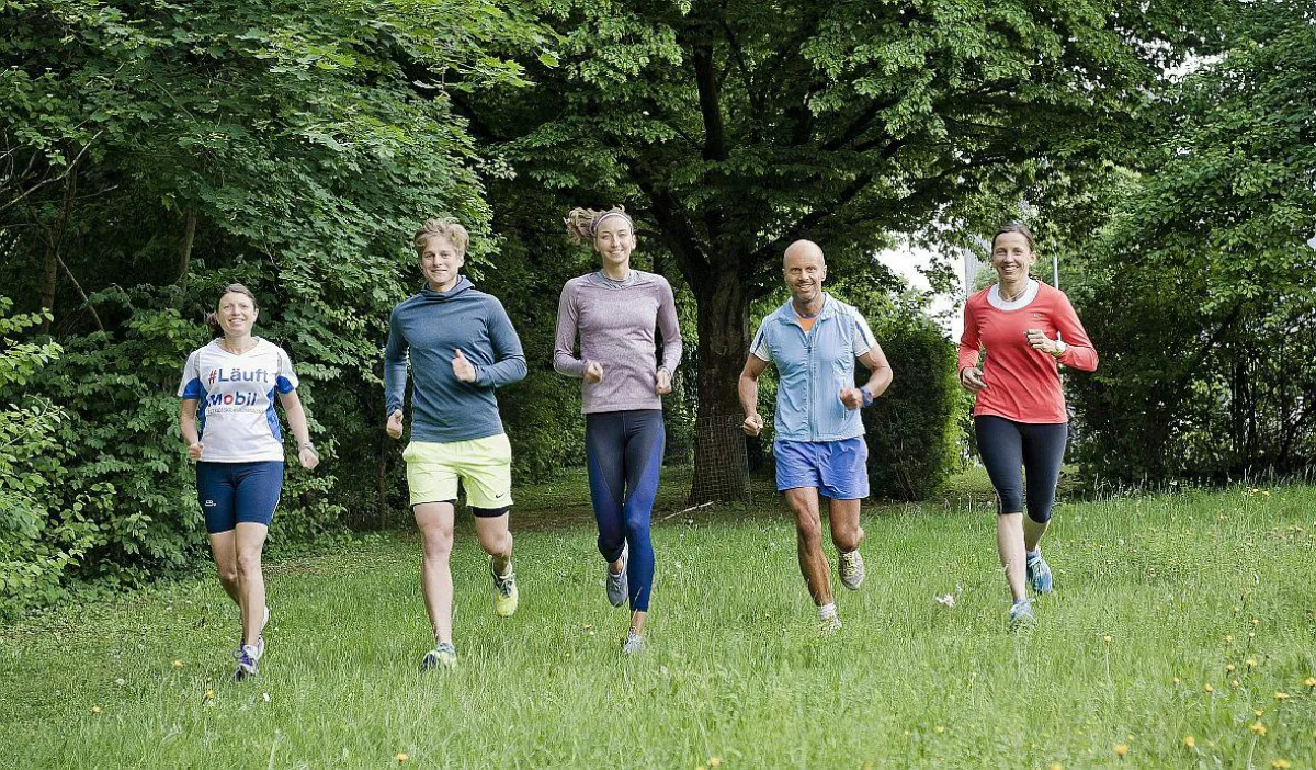 Der kostenfreie BKK Mobil Oil Lauftreff findet ganzjährig statt. Foto: Silvia Béres / BKK Mobil Oil