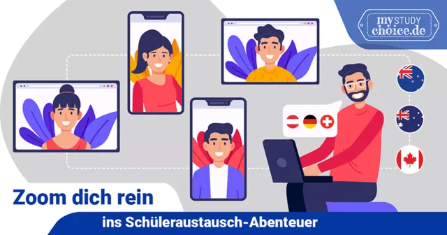 Bild: Wohin zum Auslandsjahr? Zoom-Infos mit Schulen live aus Kanada, Australien und Neuseeland vom 7. bis 11.2.