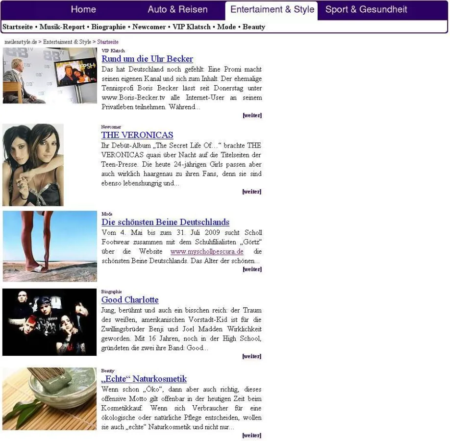www.meilenstyle.de Entertainment&Style