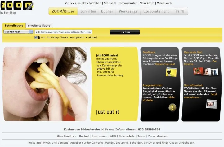 Bild: FontShop startet lizenzfreies Bilderangebot ZOOM