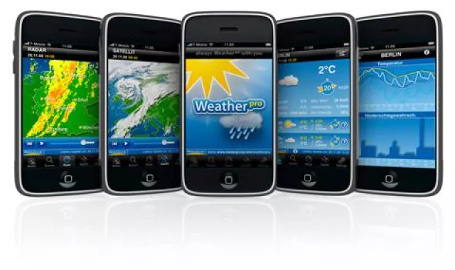 Bild: Wetter in der iCloud – Mit WeatherPro for iOS 5