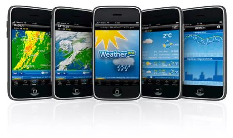 Bild: Wetter in der iCloud – Mit WeatherPro for iOS 5