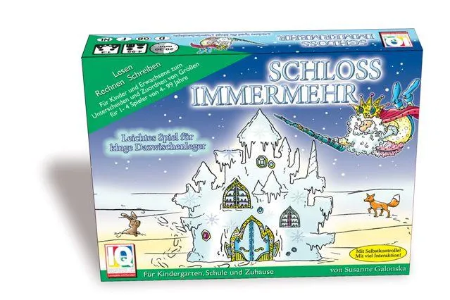 „Schloss Immermehr“ - Die IQ-Neuheit ums Dazwischenlegen, Größenunterschiede und Zahlen Bild: „Schloss Immermehr“ - Die IQ-Neuheit ums Dazwischenlegen, Größenunterschiede und Zahlen