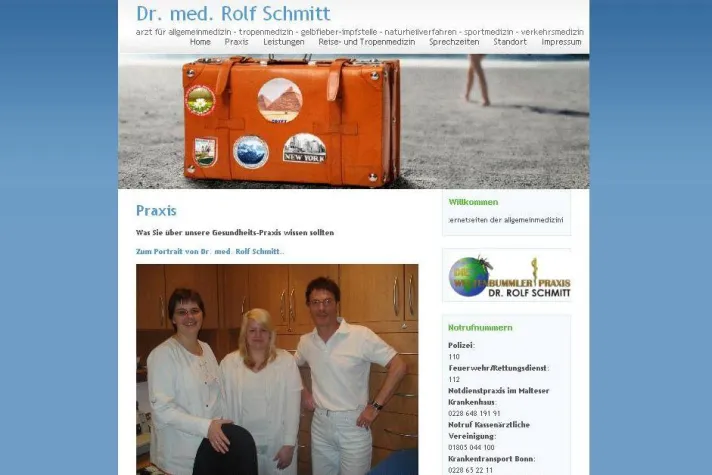 Bild: Website-Launch von Dr. med. Rolf Schmitt aus Bornheim-Hersel