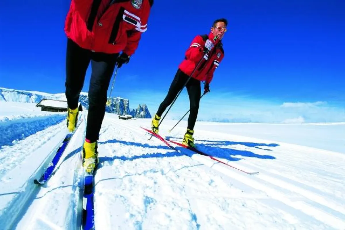 Langläufer auf der Seiser Alm			Quelle: SMG/ Rier