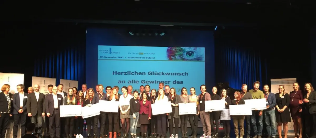 So sehen Gewinner des Future Award aus - hier von 2017