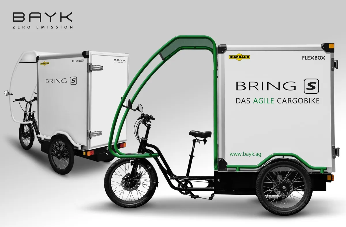 BRING S - Das agile Cargobike - Zero Emission - BAYK AG