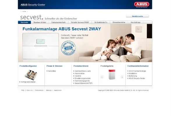 Bild: Sicherheit hat eine Homepage