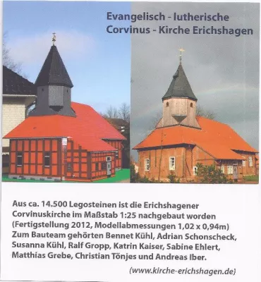 Bild: Kirche aus LEGO in Delmenhorst