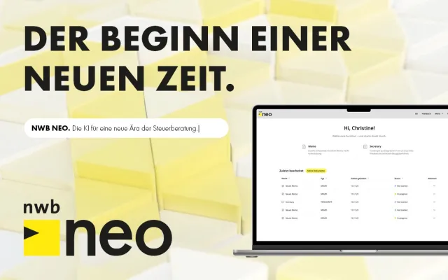 Bild: NWB und PwC Deutschland starten mit NWB NEO in eine neue Ära der Steuerberatung 