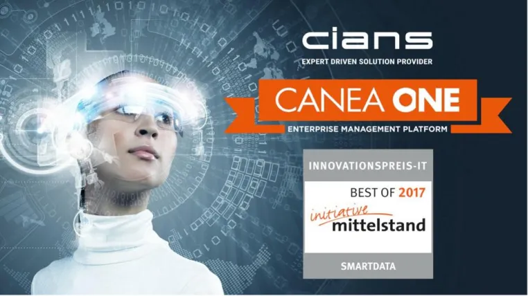 Bild: CANEA ONE mit Prädikat „BEST OF 2017“ der Initiative Mittelstand ausgezeichnet