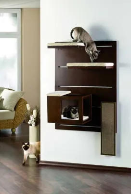 Bild: Eine Schnurrhaarlänge voraus - Die innovative Kratzwand "Deluxe" von MORE4CATS