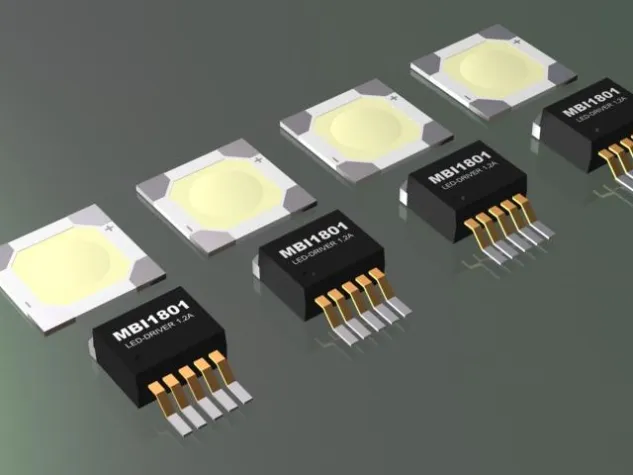 Bild: First Components: Kombination von LED Treiber mit High-Power-LED bringt Leistungsersparnis von 57%