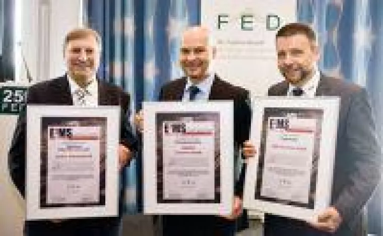 Bild: Elektronikfachverband FED ehrt vier EMS-Firmen mit Unternehmenspreis E²MS-Award