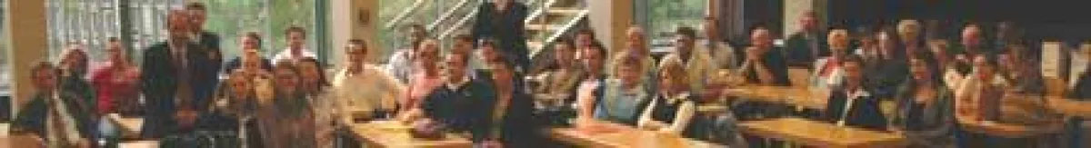 Studenten während einer Vorlesung in Oberhausen