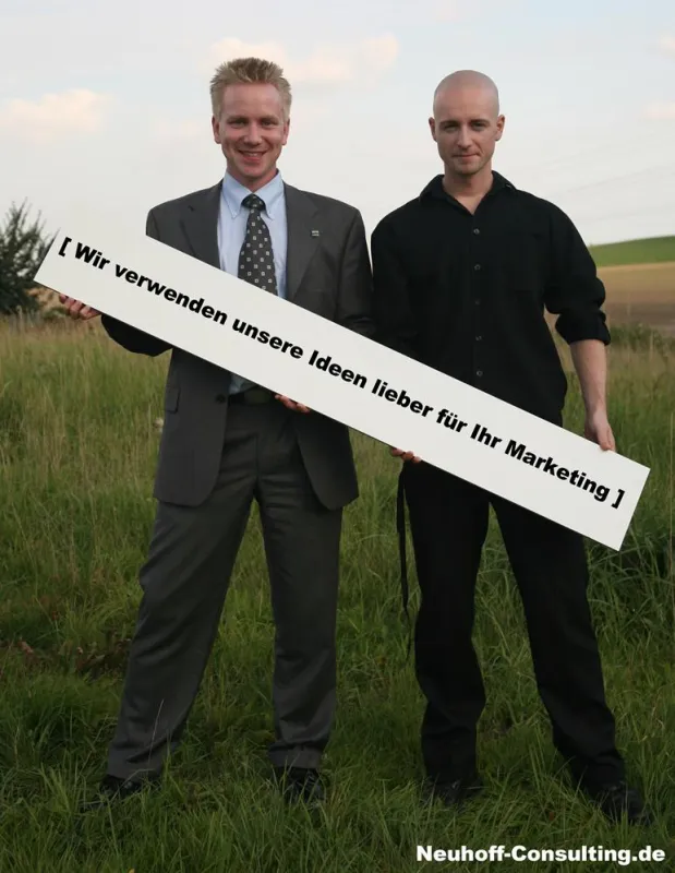 v.l. Jan Neuhoff (Inhaber) und Philipp Guhl (Art Director)