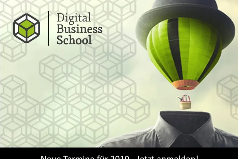 Mit den Zertifizierungskursen der Digital Business School Digitalkompetenzen aufbauen und vertiefen Bild: Mit den Zertifizierungskursen der Digital Business School Digitalkompetenzen aufbauen und vertiefen