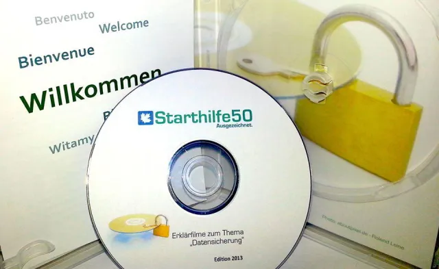 Bild: Neue Starthilfe50-DVD erklärt die Datensicherung am PC