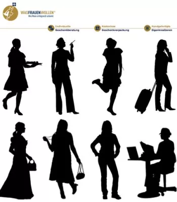 Bild: Im Onlineshop von WAS FRAUEN WOLLEN kann man Geschenke jetzt auch nach Frauentyp auswählen