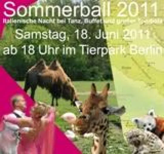 Sommerball 2011 - Italienische Nacht im Tierpark Berlin bei Tanz, Buffet und großer Tombola Bild: Sommerball 2011 - Italienische Nacht im Tierpark Berlin bei Tanz, Buffet und großer Tombola