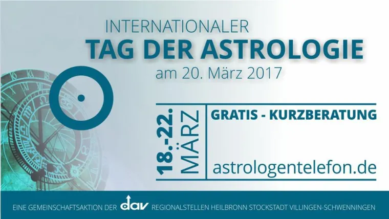 Bild: Gratisberatungen zum Tag der Astrologie 2017