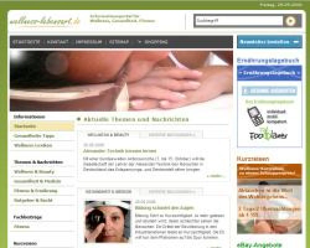 Fachbeiträge auf wellness-lebensart.de