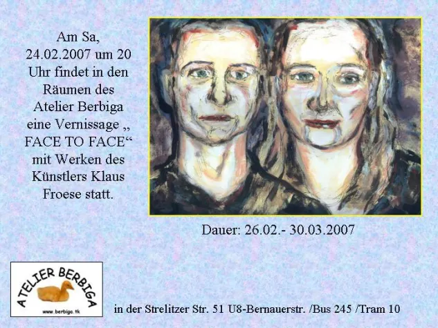 Face to FaceE und ein antikes Lustspiel über die Lust Bild: Face to FaceE und ein antikes Lustspiel über die Lust