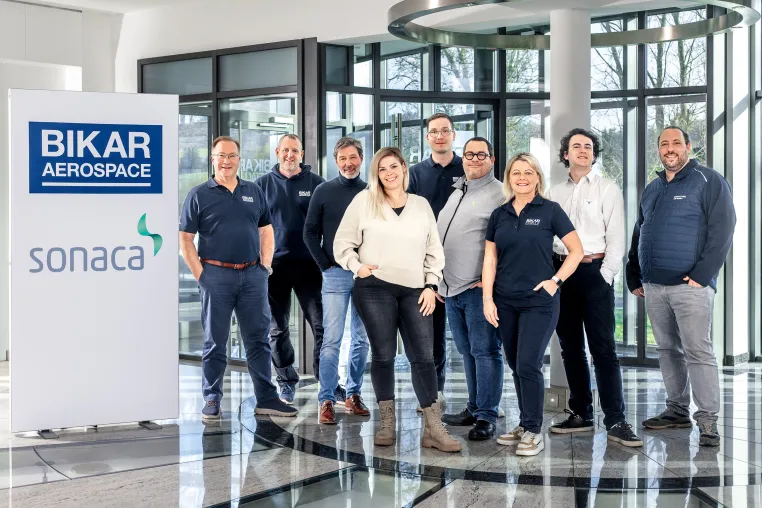 BIKAR AEROSPACE und Sonaca unterzeichnen Vertrag für langjährige Zusammenarbeit Bild: BIKAR AEROSPACE und Sonaca unterzeichnen Vertrag für langjährige Zusammenarbeit