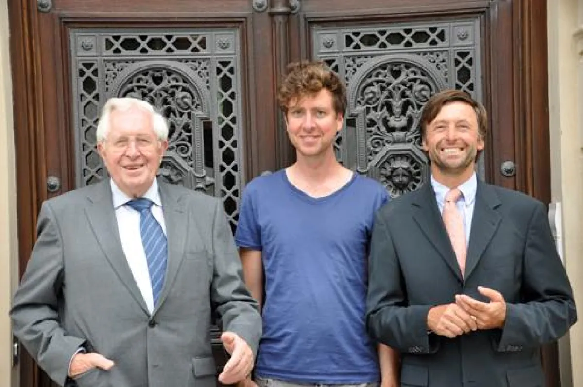 Von li. nach re.: Professor Dr. Bernhard Vogel, Ulrich Vogl, Richard von Rheinbaben. Quelle: ZVAB