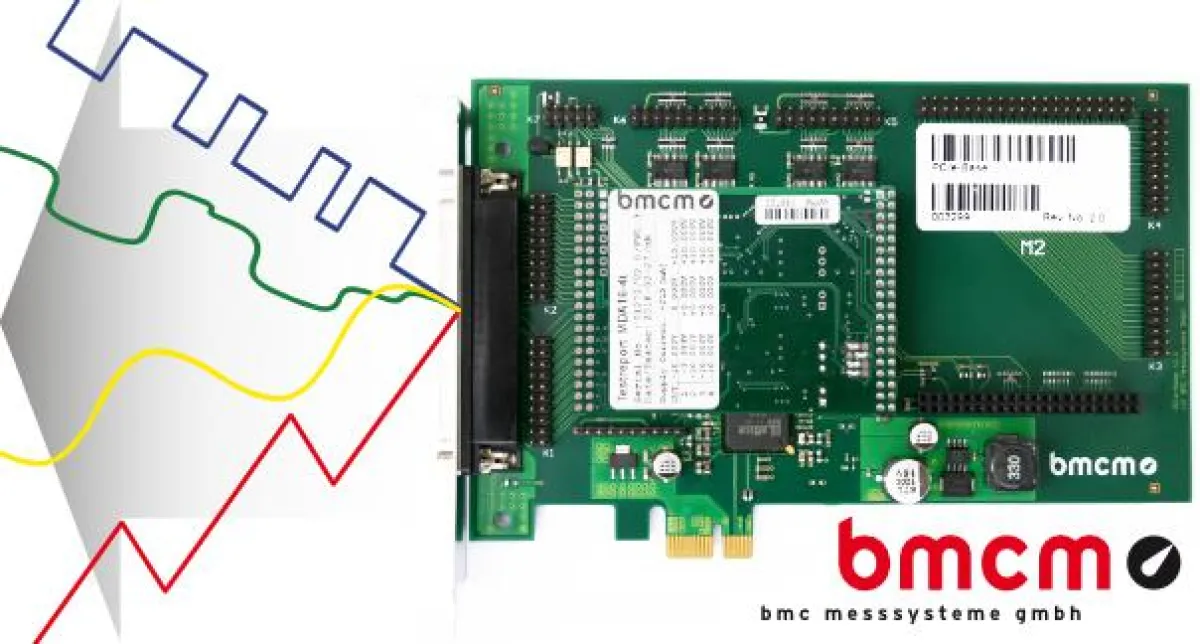 PCIe-Steuerkarte mit analogem Ausgabe-Modul