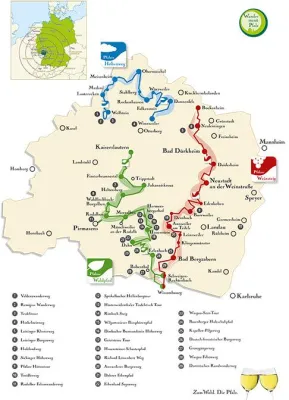 Bild: Pfälzer Weinsteig entdecken – Fünf Wanderetappen, die sich prima als Tagestouren eignen