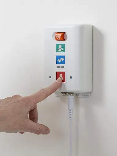 Bild: EkoCare® die neue innovative Schwesternruf- und Personen-Sicherungs-Lösung von Multitone