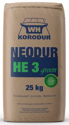 Bild: Korodur auf der BAU 2023: Neuprodukt NEODUR HE 3 green spart bis zu 30 % CO2