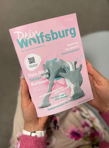 Das hybride Bürgermagazin „Dein Wolfsburg“ Bild: Das hybride Bürgermagazin „Dein Wolfsburg“