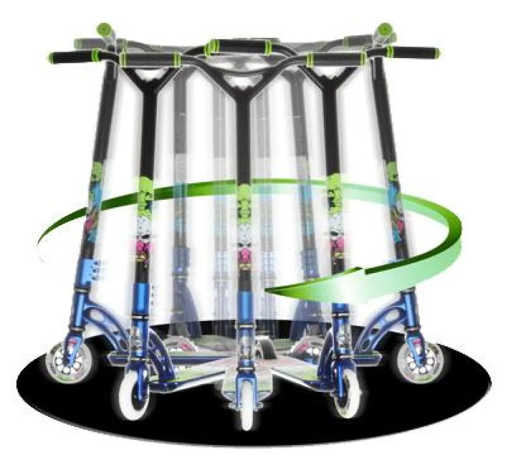 Stunt Scooter in 360 Grad
