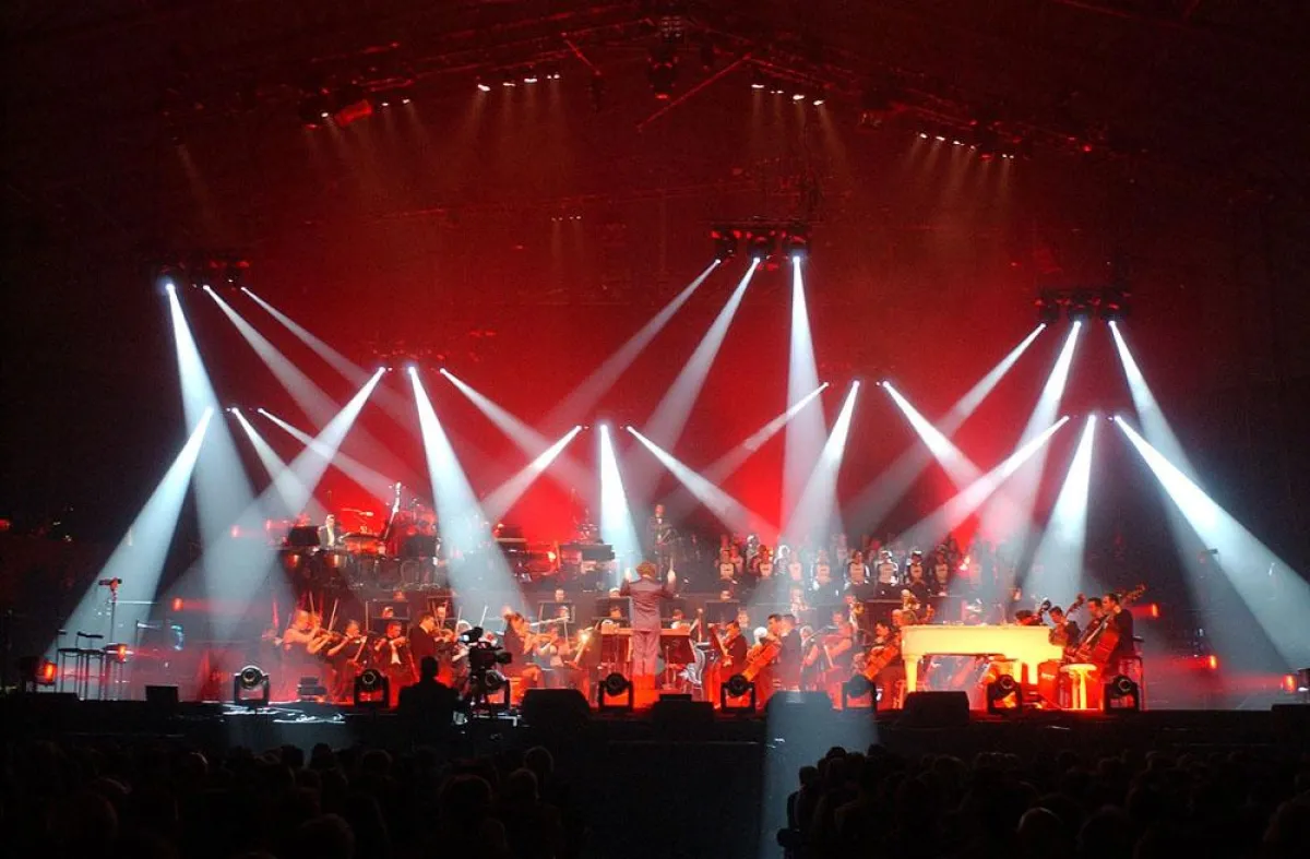 Lichtshow der Nokia Night Of The Proms