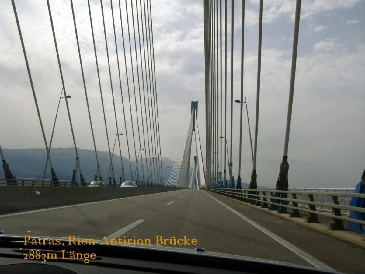 Patras Brücke Rion-Antirion