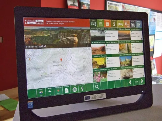 Bild: Tourismus-Marketing digital und mobil – Sächsische Schweiz mit neuen Infoterminals, Apps und mobiler Website