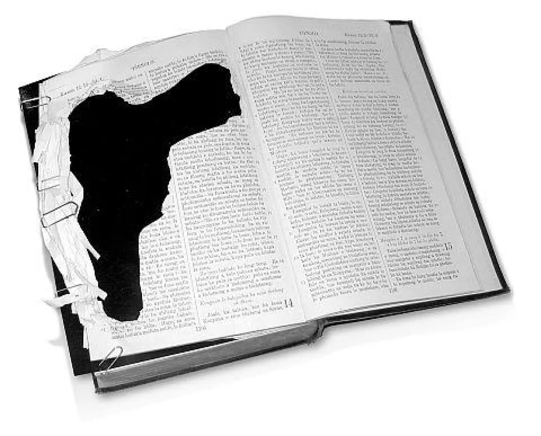 Missbrauchte Bibel (Foto: FBG)